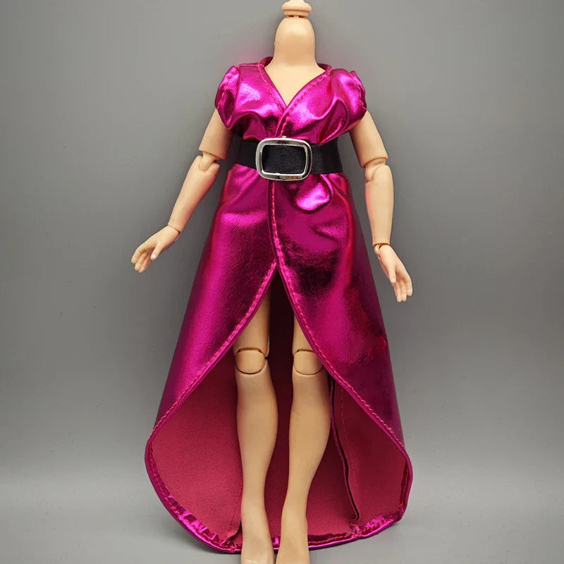 Handmade Doll Dresses & Shoes – Outfit for 28cm High School Dolls with Big Eyes & Long Eyelashes, Perfect Birthday Gift