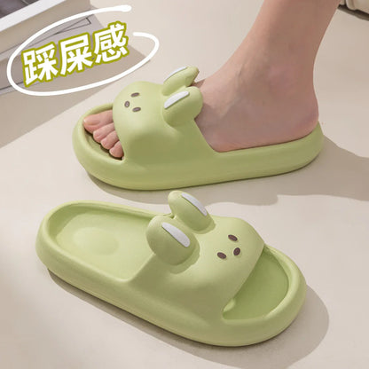 Pillow Rabbit Slippers for Women & Men – Comfy House Slides & Shower Sandals with Cushioned Thick Sole