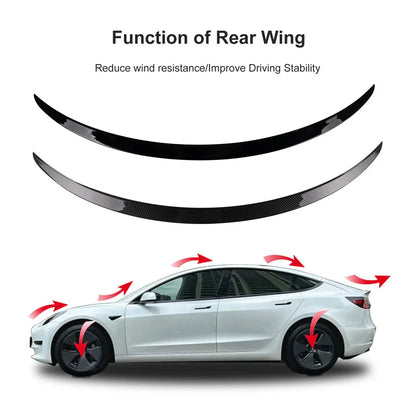 Newest Model 3 Highland 2025 Rear Spoiler – High-Performance Wing for Tesla Model Y (2017-2024) Car Accessories
