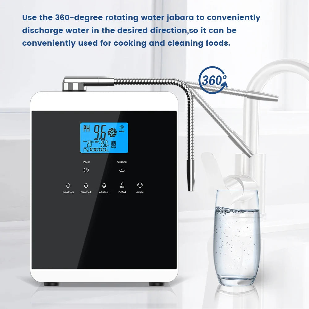 11-Plate Platinum Alkaline Water Ionizer Machine — Household PH 4.5~10.5 Acid & Alkaline Water Generator