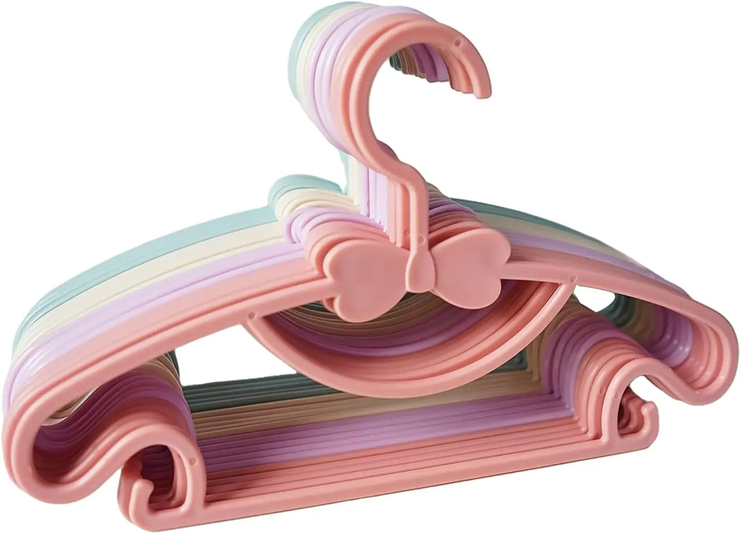 10Pcs Baby Hangers - Non-Slip Kids Clothes Hangers for Infants, Pants Organizer for Boys and Newborns