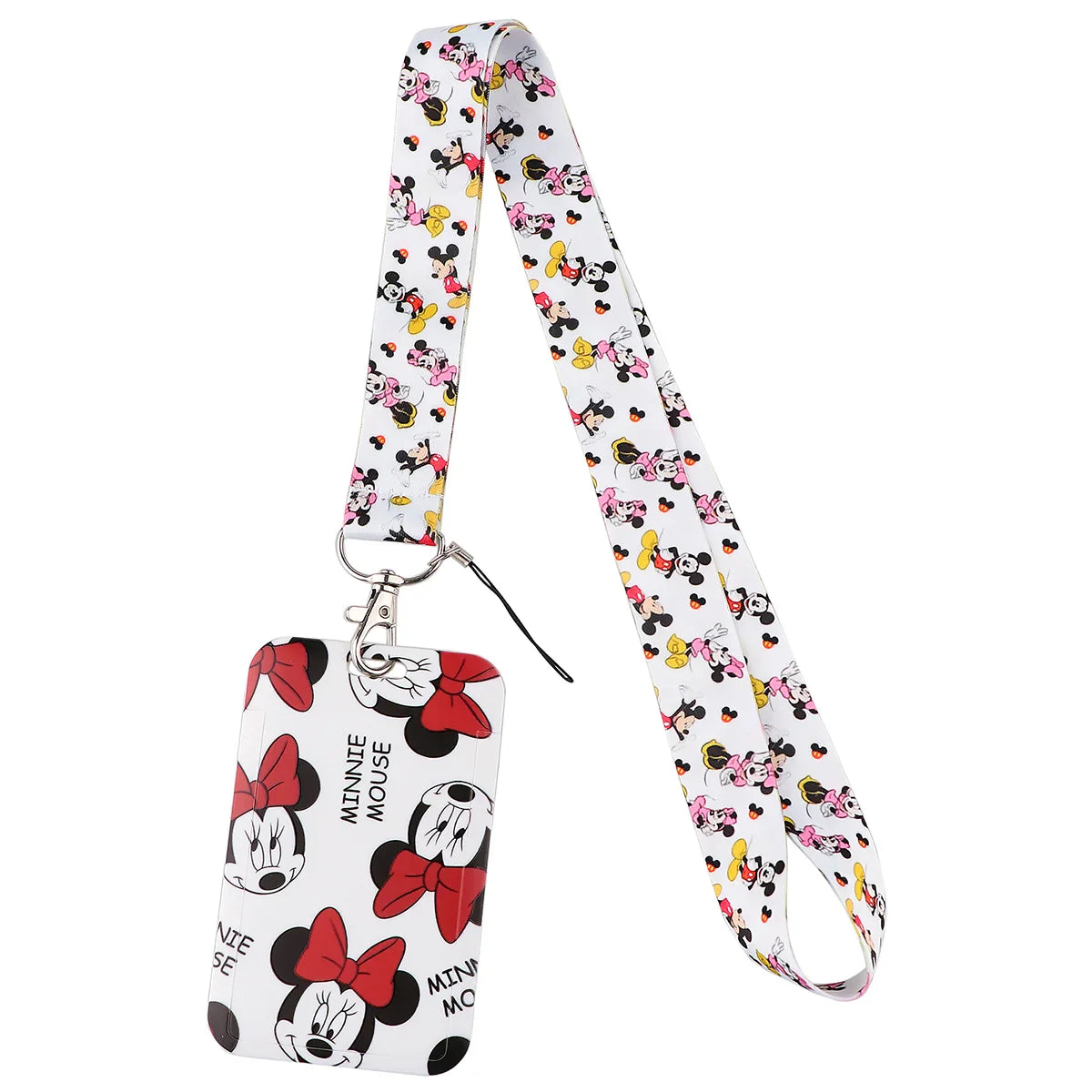 Cartoon Stitch Credential Holder Lanyard – Cute Neck Strap for Keychain, Pass & Credit Card Holder Accessories