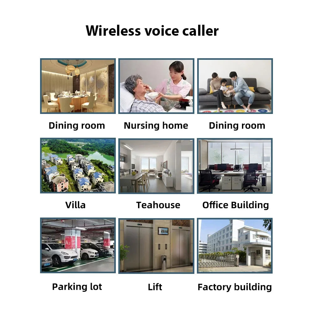 2-Pack H8-2T Wireless Intercoms — Long-Distance Portable Home Voice Intercom for Elderly Communication