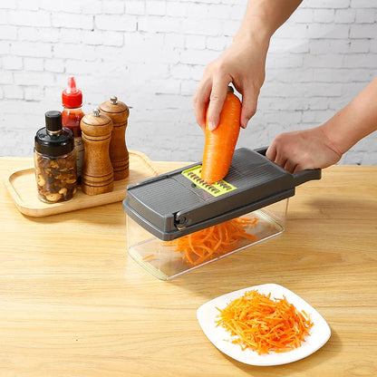 14/16-in-1 Multifunctional Vegetable Chopper | Onion Chopper | Kitchen Slicer Dicer Cutter | Food Grater | Easy Handle Design