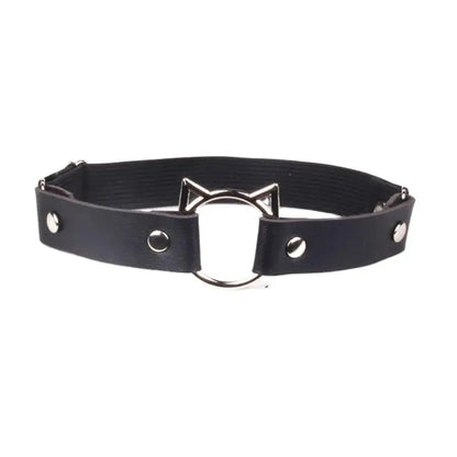 Sexy Elastic Heart Harness Garter Belt – Fashion Goth Bondage Leather Thigh Lingerie for Stockings