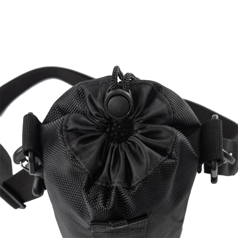 Portable Insulated Water Bottle Bag - Oxford Cloth Cooler Carrier for Camping & Outdoor Activities 1.5L