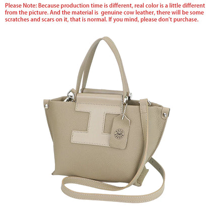 Royal Bagger Top-Handle Genuine Leather Handbag for Women – Trendy Casual Crossbody Bag with Adjustable Shoulder Strap 1859