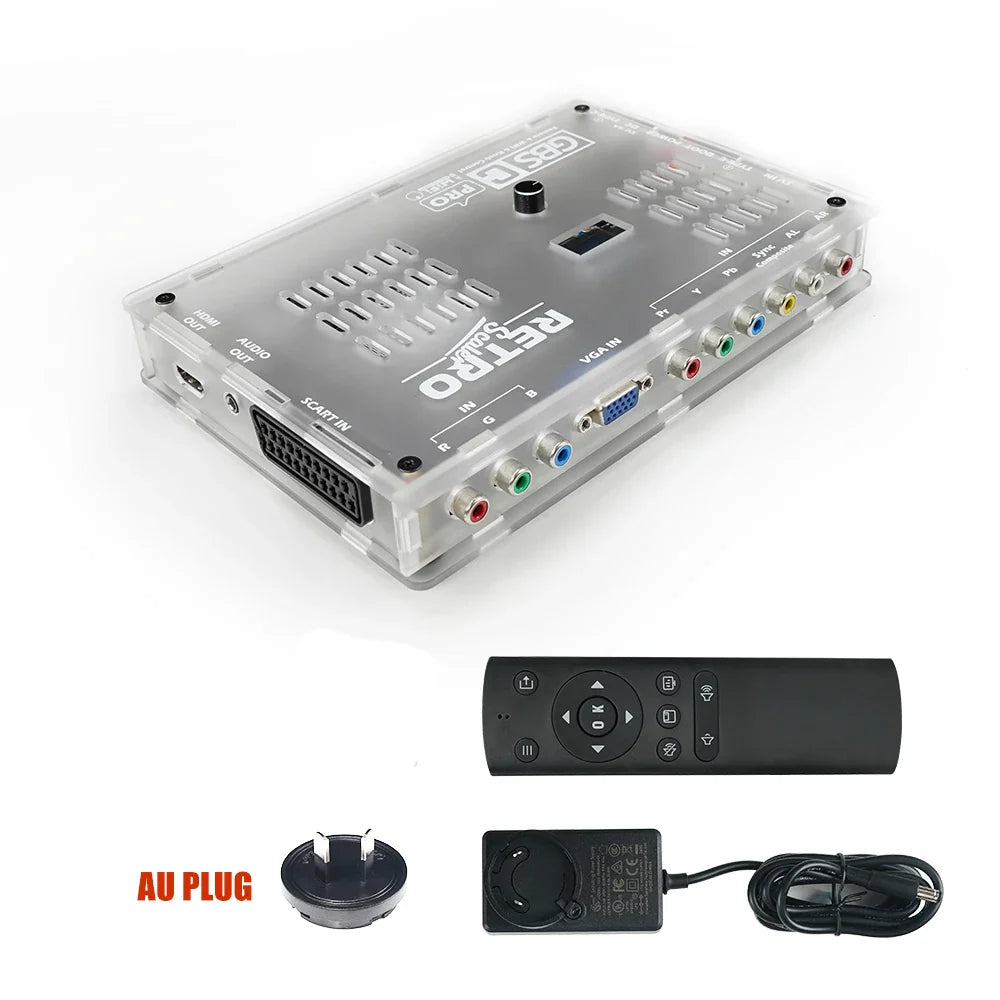 RetroScaler GBSC Pro – SCART/RGBS/YPbPr/VGA to HDMI Video Audio Converter for Retro Consoles