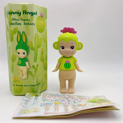 Sonny Angel Mini Figure Cactus Series — Mystery Blind Box Toy Doll, Lucky Mascot, Handmade Christmas Gift