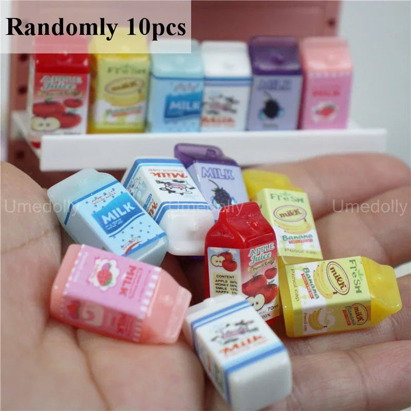 1/6 Miniature Dollhouse Supermarket Set – Mini Snacks & Drinks for Blythe & BJD Dolls