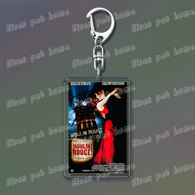 Classic Movie Keychains – Jaws, Fight Club, Avatar Pendant Key Rings for Bags & Fan Gifts