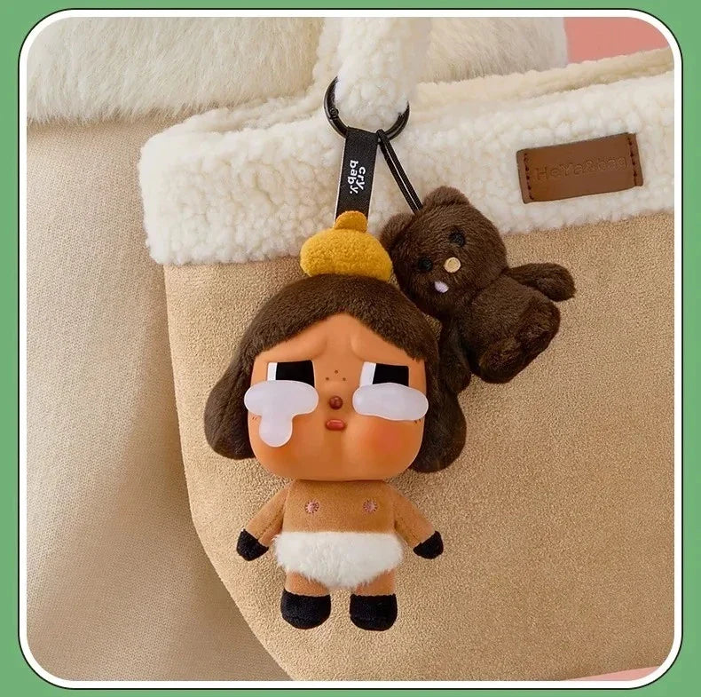 Crybaby Blind Box Vinyl Doll — Crying Again Series Keychain, Animal Pendant Mystery Gift