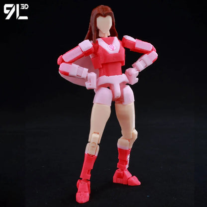 3D Printed Invincible 2.0 Superheroes Action Figures – Multi-Jointed Anime Toy Model Ornaments Gifts