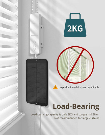 Zemismart Zigbee Smart Roller Shade Driver – Battery-Powered Electric Blinds Motor, Compatible with Tuya, Alexa, Google Home & Yandex Voice