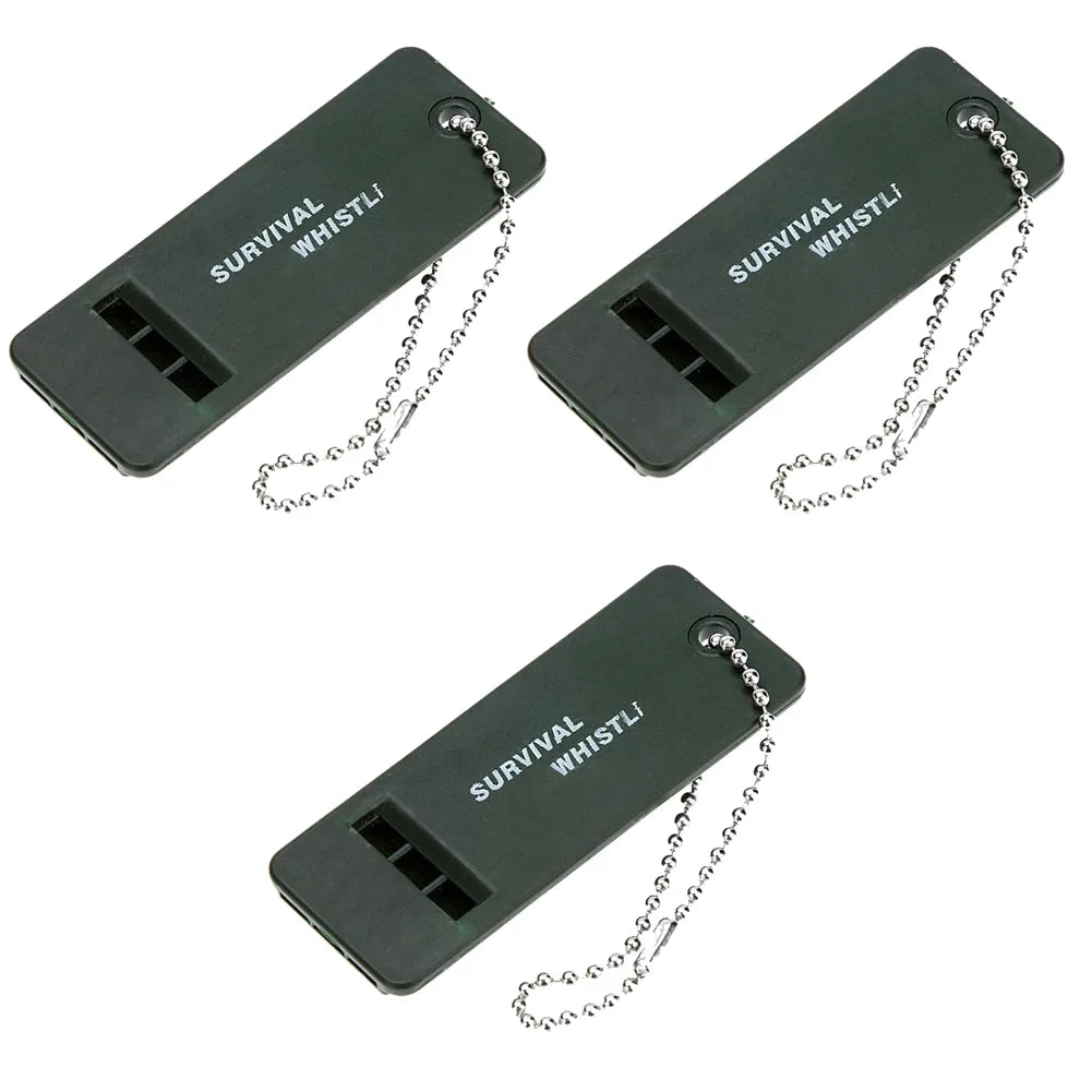1–10PCS High Decibel Survival Whistle – 3-Frequency Outdoor Camping & Hiking Tool