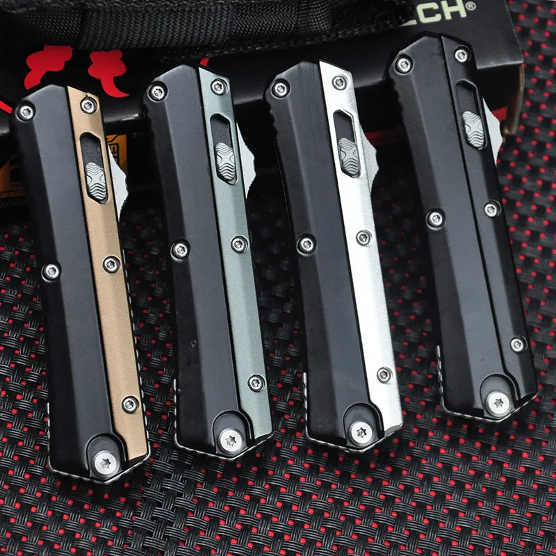 GK Series Mini Micro Tactical Pocket Knife – M390 Steel Zinc Alloy Handle EDC Outdoor Camping & Self-Defense Tool