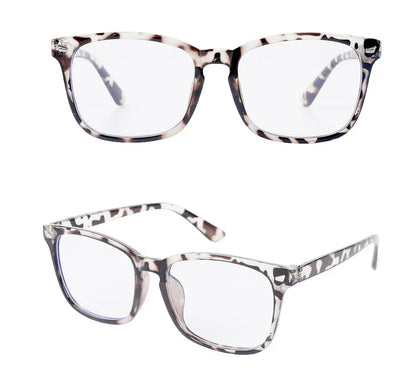 Square Blue Light Blocking Glasses – Nerd Eyeglasses Frame for Computer & Gaming Protection