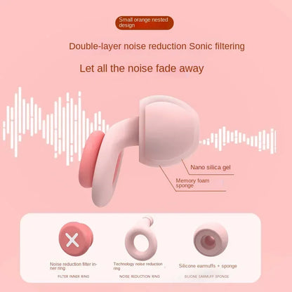 New Silicone Earplugs for Sleep – Soft Noise Cancelling, Soundproof Foam with Slow Rebound Protection