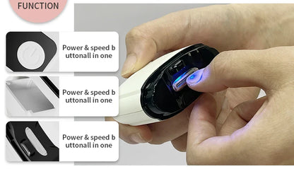Electric Nail Clipper – 3-Speed Automatic Nail Cutter with Storage, LCD Light & USB Charging for Adults, Seniors, Babies, and Kids