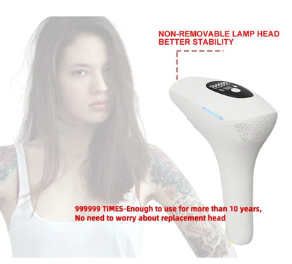 IPL Laser Hair Removal Device – 999,999 Flashes Painless Epilator for Women, Permanent At-Home Bikini & Body Hair Removal