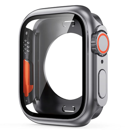 Hard PC Front & Back Screen Protector Case for Apple Watch Series 4-9 & SE/Ultra – 40mm-45mm iWatch Cover