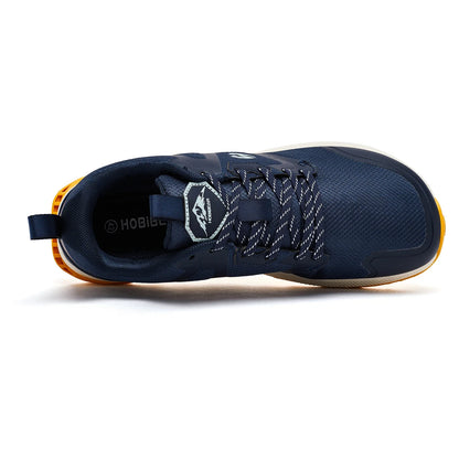 HOBIBEAR Unisex Hiking Sneakers – Lace-Up Outdoor Walking Shoes with Artificial Leather