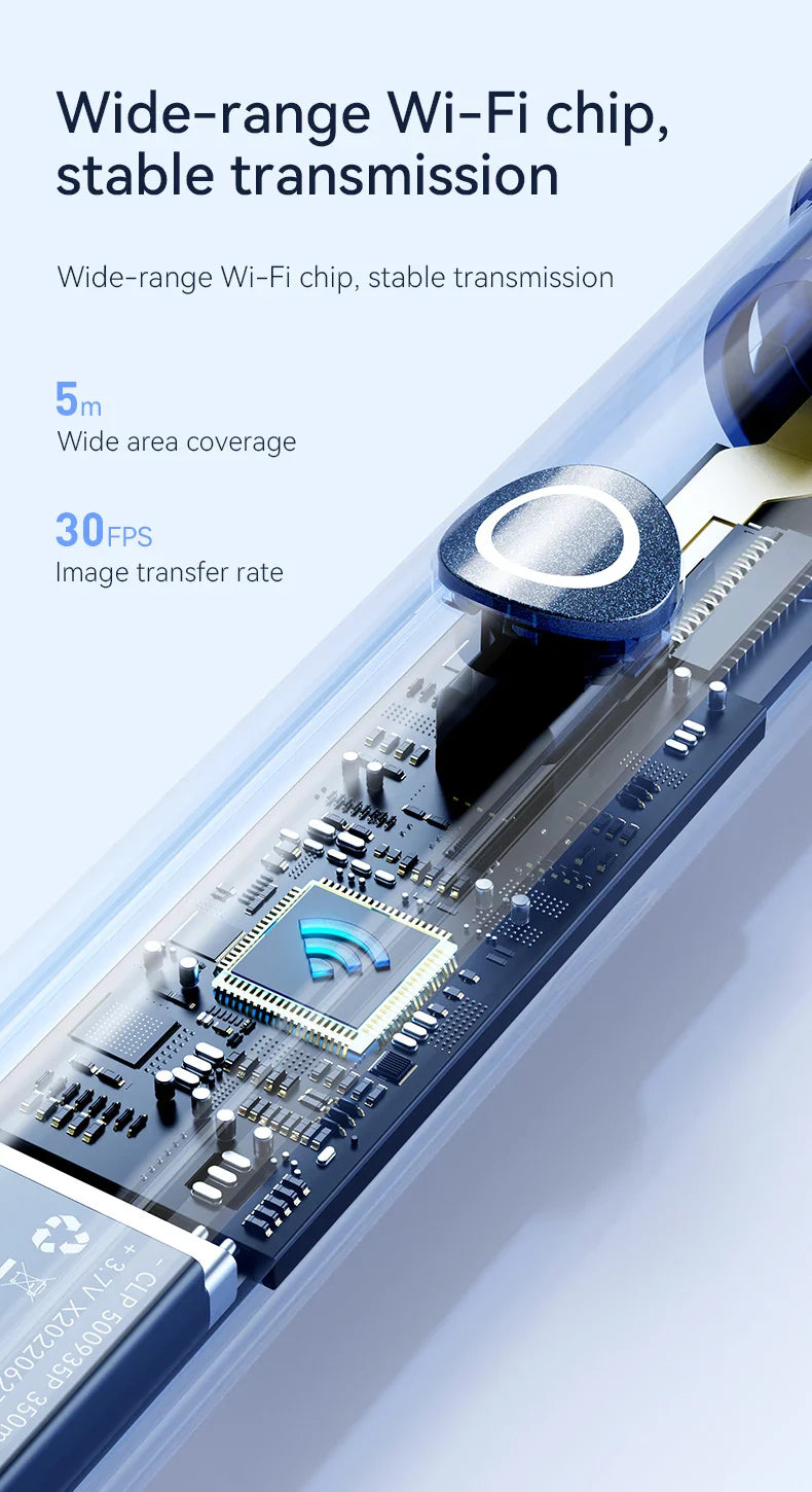 Visual Ear Cleaner with Camera – Ear Wax Removal Tool with 12MP, Ear Pick, Tweezers & 6 Ear Spoons for Ear Care