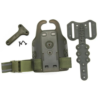 Outdoor Tactical Thigh Drop Leg Holster - Compatible with Glock 17, Beretta M9, Colt 1911, PX4 Storm for Hunting
