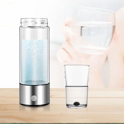 Rechargeable Hydrogen Water Generator: Portable Alkaline Ionizer for Super Antioxidant-Rich Hydration!