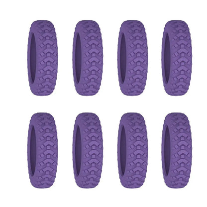 8pcs Travel Luggage Wheel Covers | Silicone Casters Protection for Suitcase, Noise-Reducing