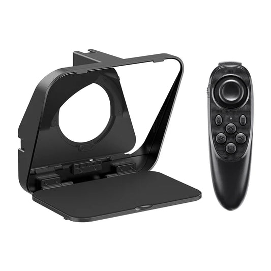 Ulanzi RT02 Portable Mini Teleprompter – Collapsible Prompter for Tablets, DSLR, Laptop & Phone Video Recording