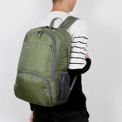 Lightweight Foldable Backpack - Waterproof Packable Daypack for Men & Women, Outdoor Travel, Hiking, Cycling & Camping Shoulder Bag
