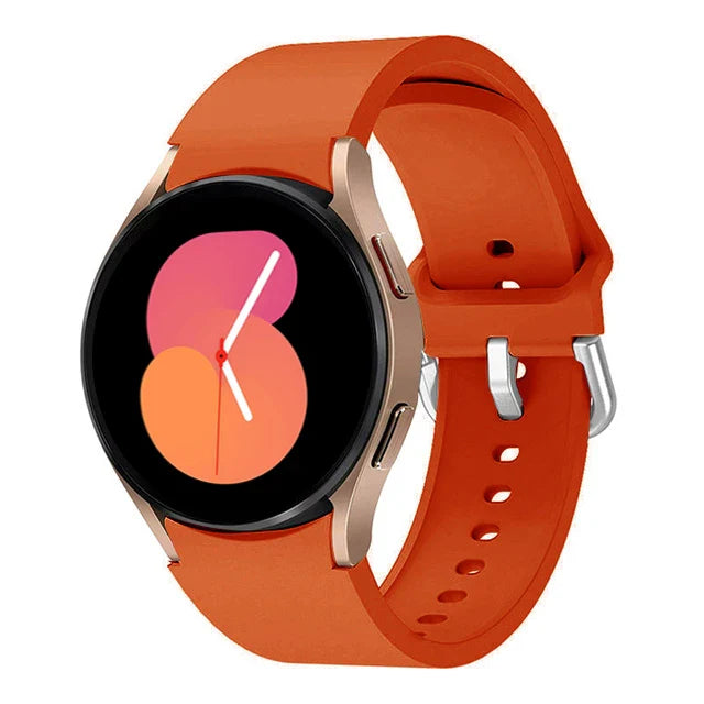 Silicone Replacement Strap for Samsung Galaxy Watch – Sport Bands for Watch 4, 5, 6, 7 (40-47mm)