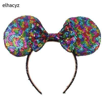 Big Classic Polka Dot Bow Minnie Mouse Ears Headband – Festival & Party Hairband for Women & Girls, Disney Trip Accessories