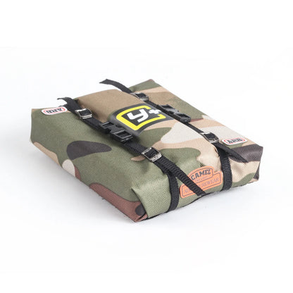 RC Crawler Simulated Tent Bag Accessory - Handmade Scale Roof Luggage Decor for 1/16 1/18 1/24 TRX4M SCX24 FCX24 Models