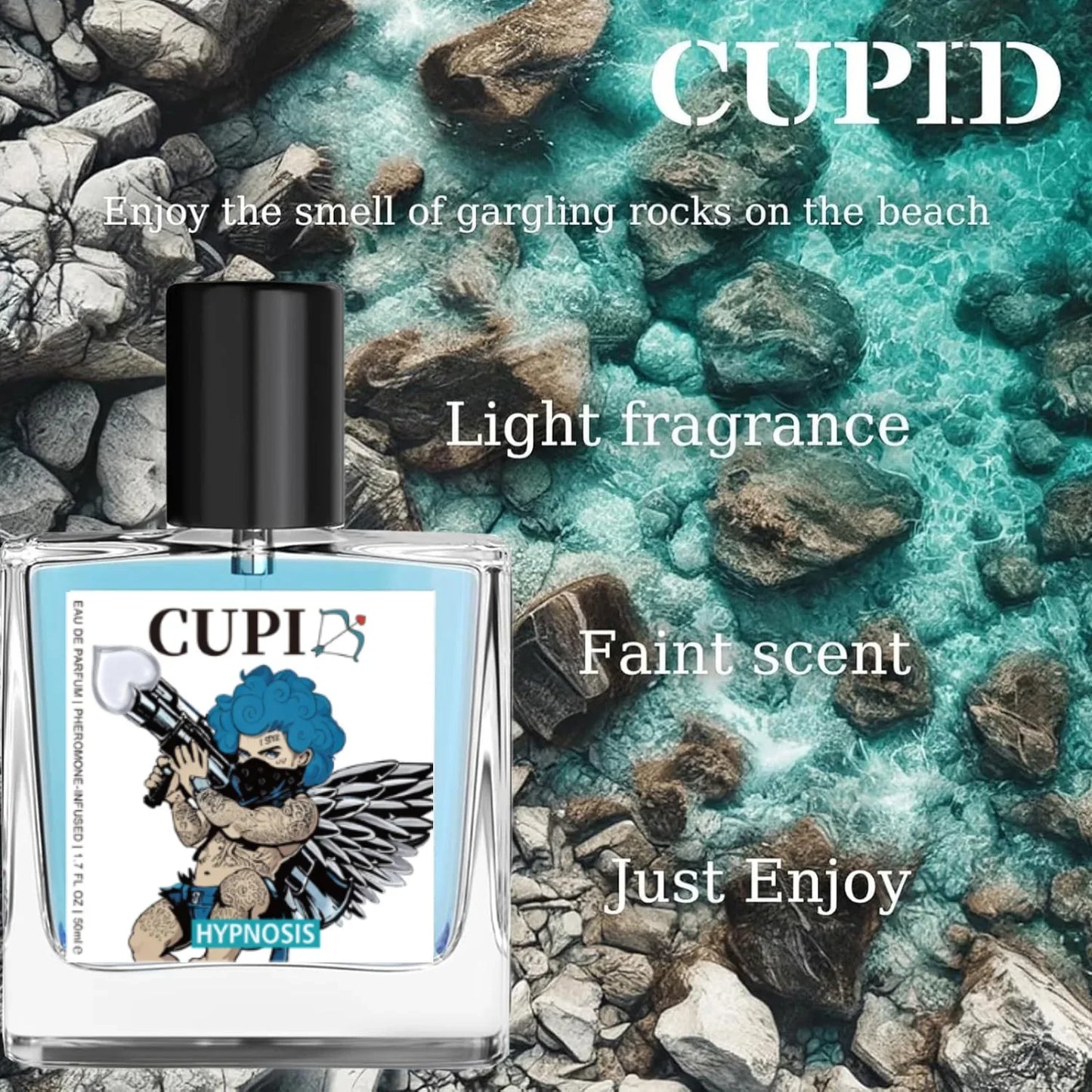 Cupid Hypnosis Pheromone Cologne for Men — Long-Lasting Body Mist, Attractive Fragrance for Dating & Flirting