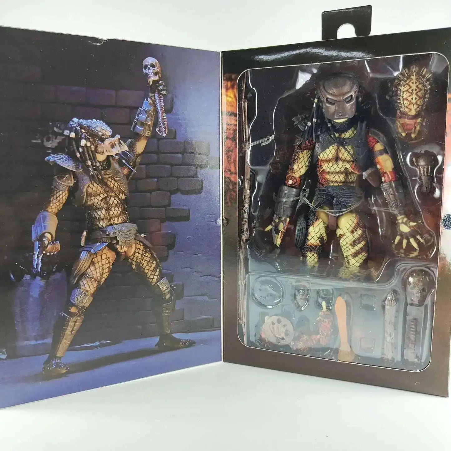 NECA Shaman Ahab Ultimate Scout Warrior Action Figure – Lost Battle Feral Jungle Hunter Predator Collector Toy