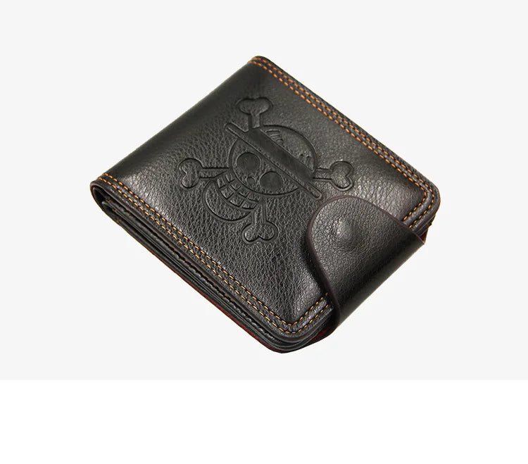 Men's Short Bifold Wallet – Slim Faux Leather Business Card Holder, Billfold Purse Clutch for ID & Credit Cards