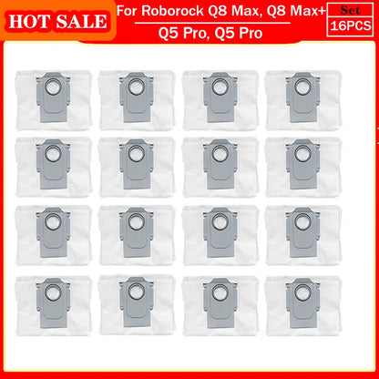 Roborock Q5 Pro & Q8 Max Replacement Parts – Main Brush, Side Brush, HEPA Filter, Mop & Dust Bag Accessories