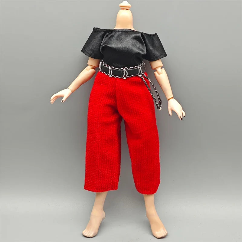 Handmade Doll Dresses & Shoes – Outfit for 28cm High School Dolls with Big Eyes & Long Eyelashes, Perfect Birthday Gift