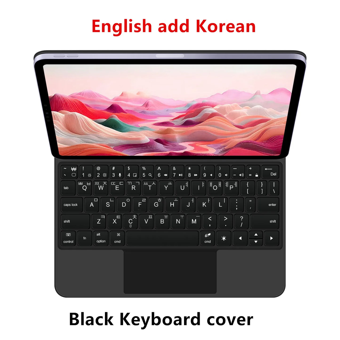 Magic Keyboard Case for iPad Air & Pro — 12.9/13-inch Smart Folio, Multi-Touch Magnetic Backlit Wireless Keyboard