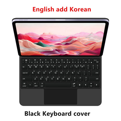 Magic Keyboard Case for iPad Air & Pro — 12.9/13-inch Smart Folio, Multi-Touch Magnetic Backlit Wireless Keyboard
