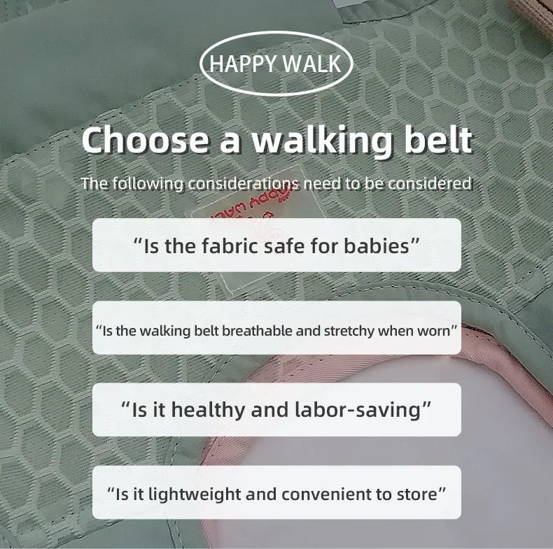 Toddler Infant Walker Harness — Baby Walking Support Belt & Trainer for Learning to Walk