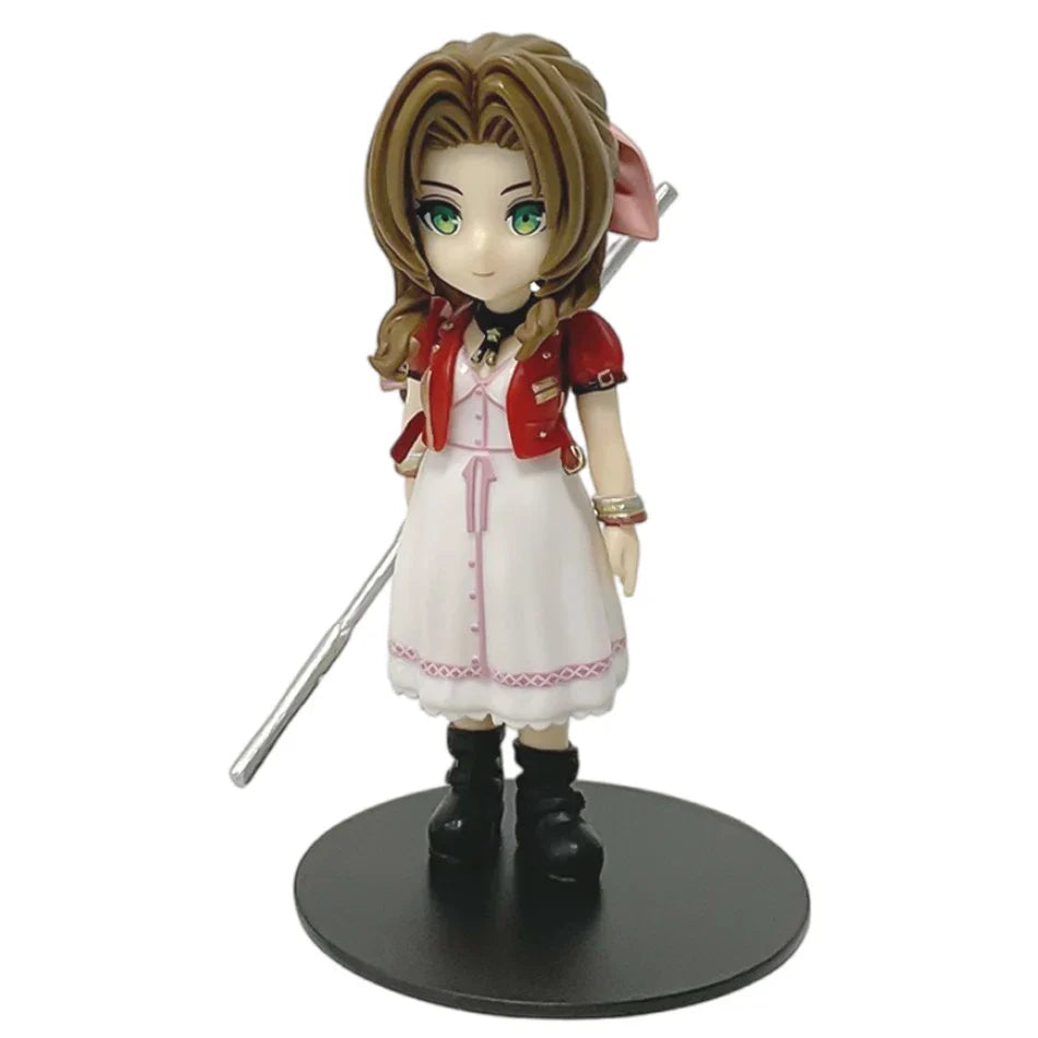 11-12cm Final Fantasy Anime Figures – Cloud, Tifa, Aerith & Zack PVC Collectible Toy Gift