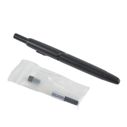 MAJOHN A1 Retractable Fountain Pen – EF 0.4mm Nib, Matte Black Metal Ink Pen with Converter, Ideal for Students and Gifts