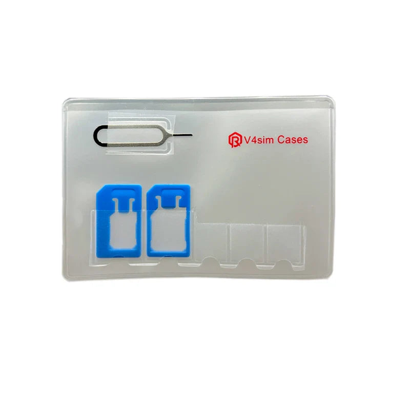 Portable SIM & Memory Card Storage Box — Micro, Nano SIM Card Protector Holder