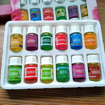 12PCS 3ML Natural Plant Air Fresheners – Aromatherapy Essential Oils for Diffusers, Air Conditioning, & Humidifiers