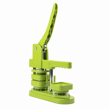 50x50mm Square Badge Press Machine - Rotating Manual for Refrigerator Magnets, Business Gifts, Home & Office Use