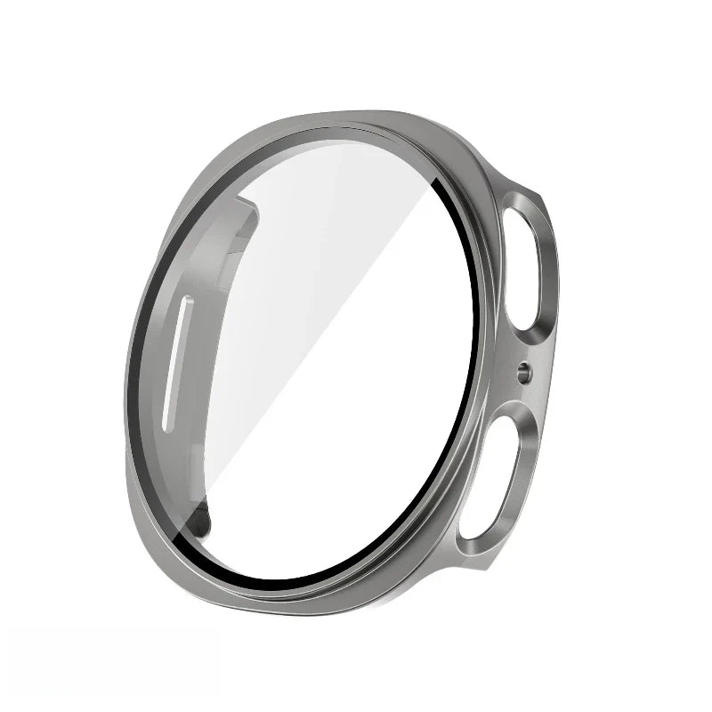 Tempered Glass + Protective Case for Samsung Galaxy Watch 8 (40mm/44mm & Classic) – Anti-Scratch Screen Protector Bumper Cover