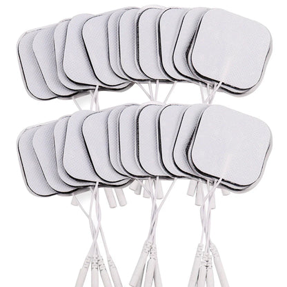 100/50pcs 5x5cm Muscle Stimulator Electrode Pads – Self-Adhesive Non-Woven Replacement for TENS Therapy Machines
